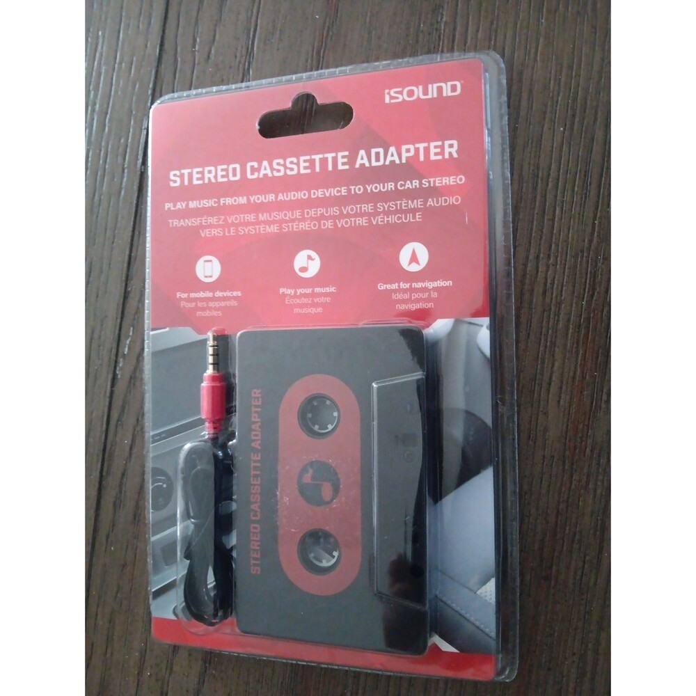 Stereo Cassette Adapter-iSound New